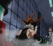 bakugo mock battle